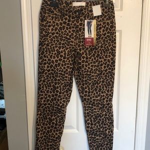 NWT cheetah print jeans